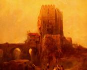 Moorish Tower On The Bridge At Cordiva - 大卫·罗伯茨